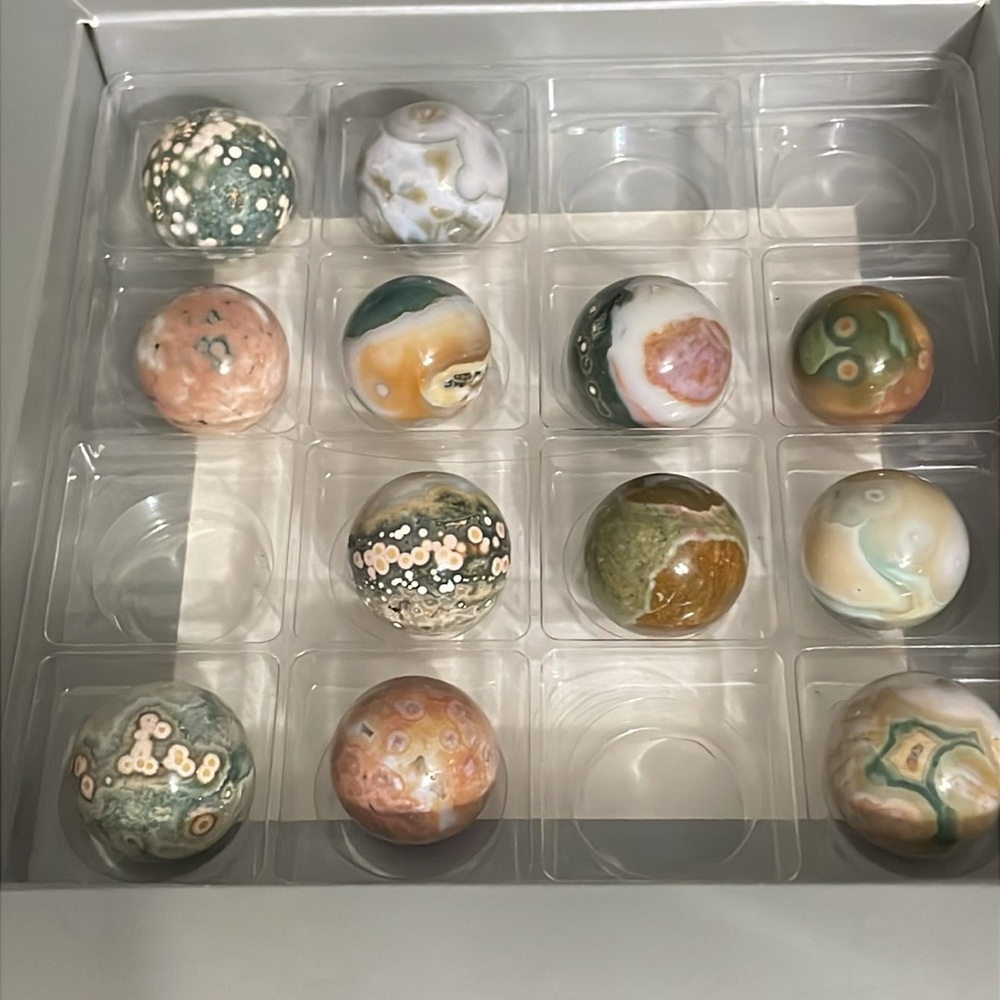 Ocean Jasper Balls Orbs - Choose 2